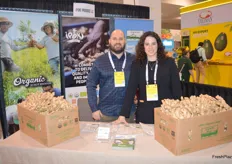  Rodrigo Bedoya and Ariana Echevarria are organic ginger producers La Grama from Peru.